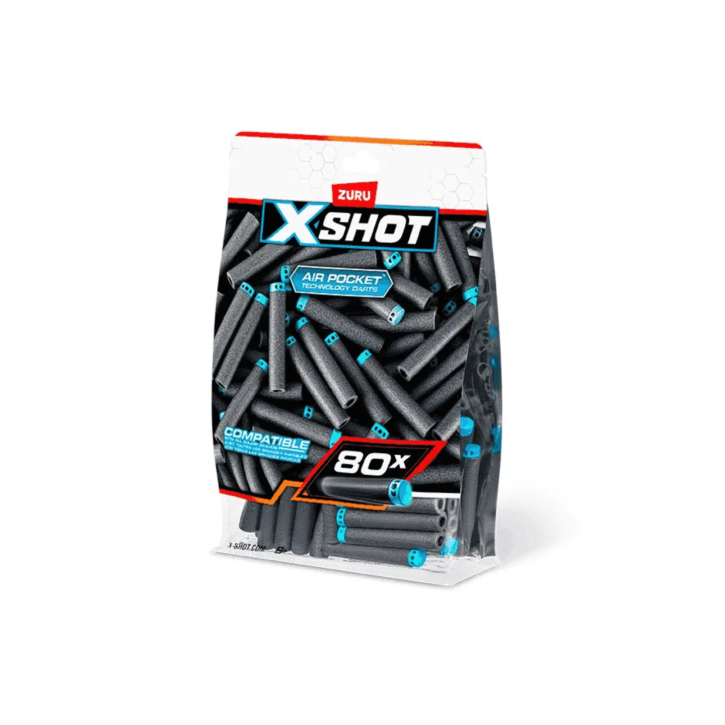 X-Shot Pack 80 Dardos Repuesto (Foilbag Bulk)