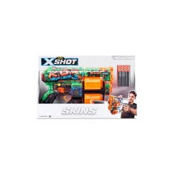 X-Shot Skins-Dread Doble Tambor y 12 Dardos