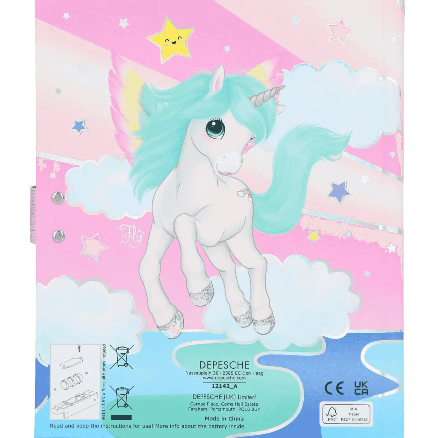 Ylvi Diario con Código Secreto Musica y luz LED