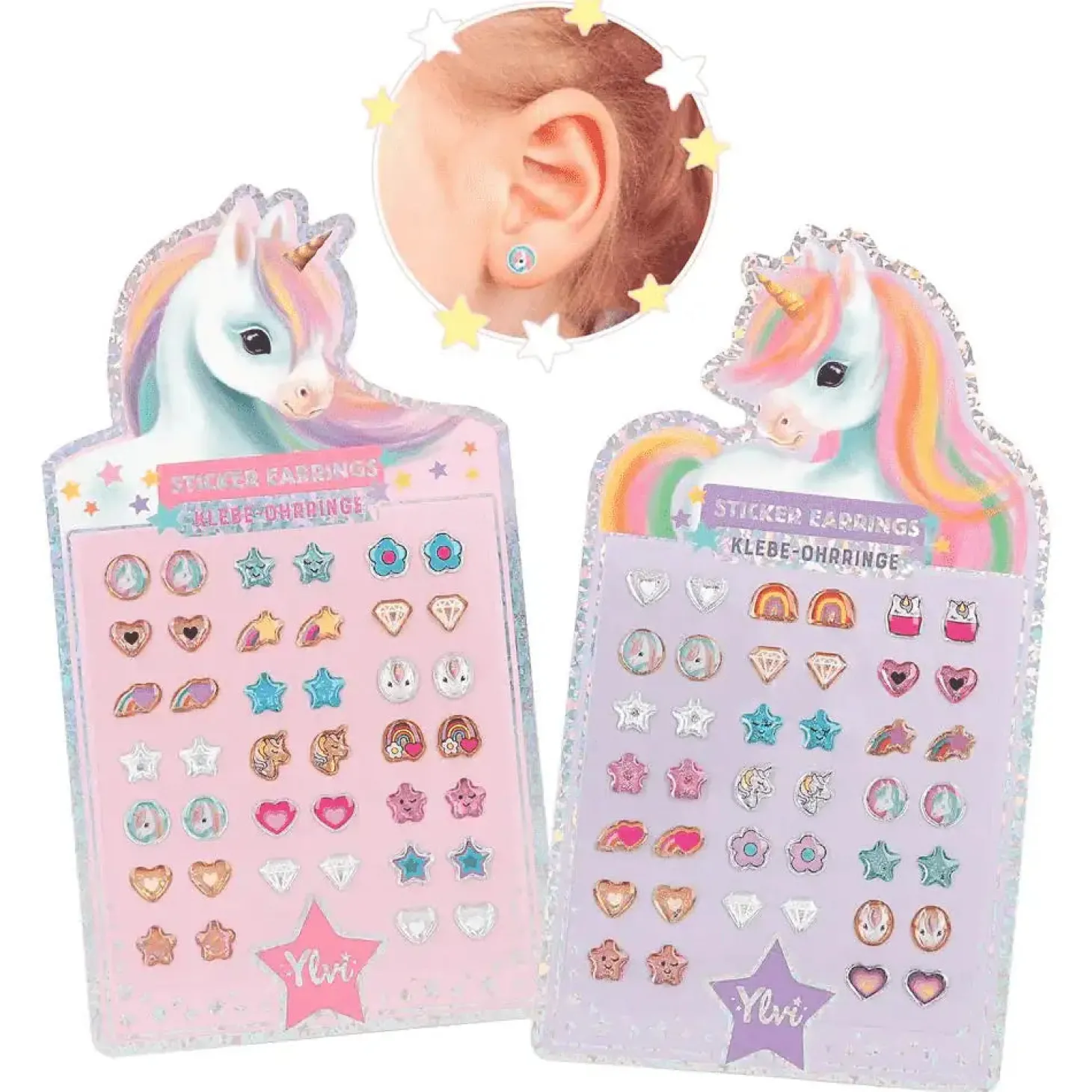 YLVI pendientes adhesivos