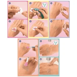 Ylvi Set para Tatuajes con Purpurina